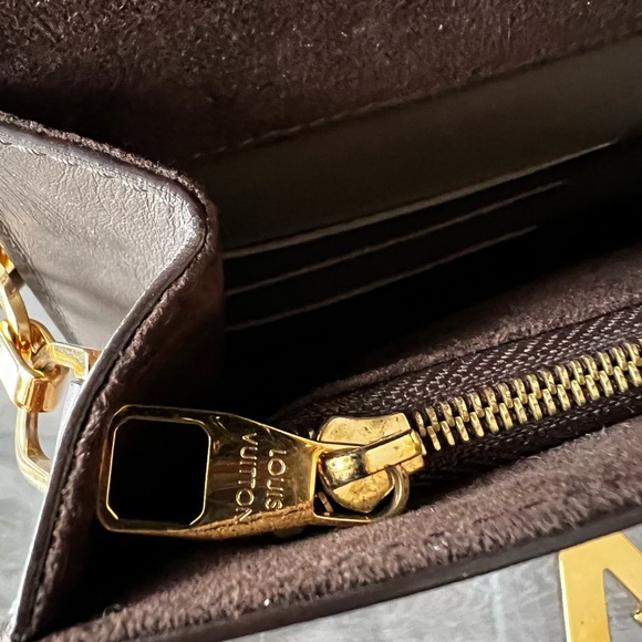 [Authentic] LOUIS VUITTON | CHAIN LOUIS GM CALFSKIN GRANIT - Picture 7 of 14